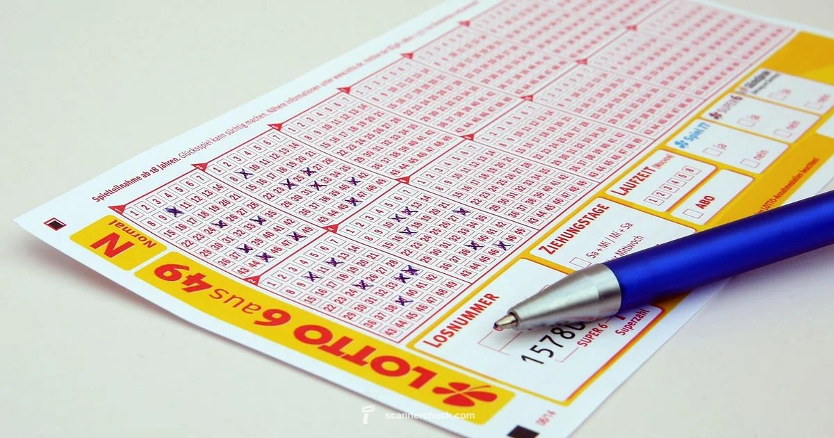 Lottery Ticket Scanner - Scanner Check