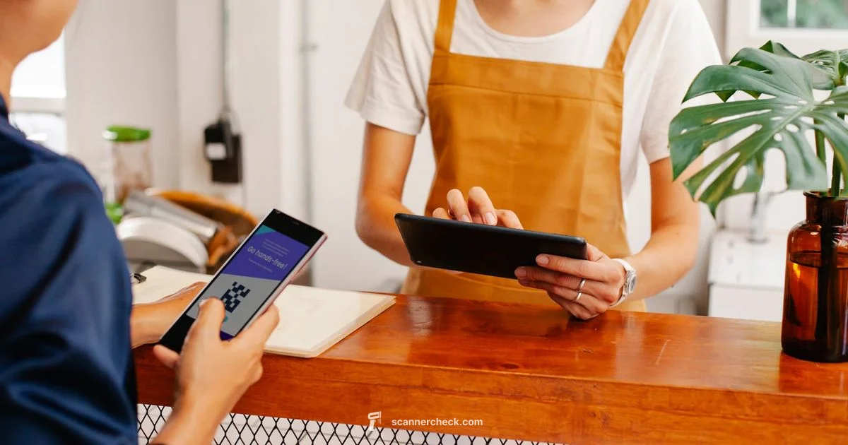 QR Scanner on iPhone QR Scanner on iPhone - Scanner Check