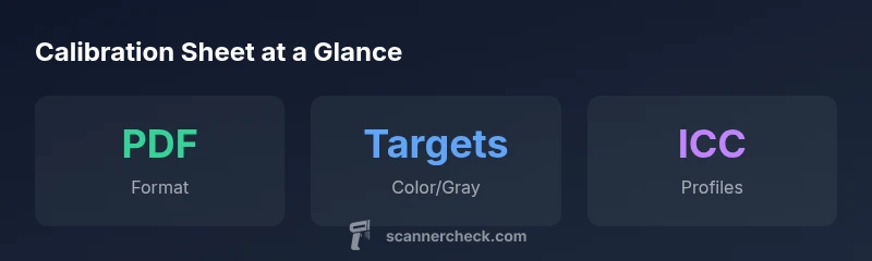 Infographic: calibration sheet pdf components