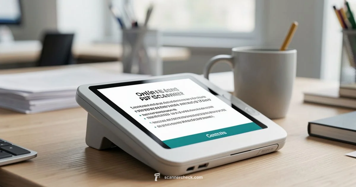 Pdf Scanner Online - Scanner Check