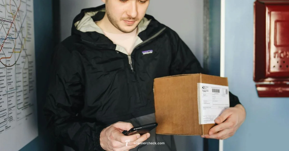 RF Scanner in Warehouse - Scanner Check