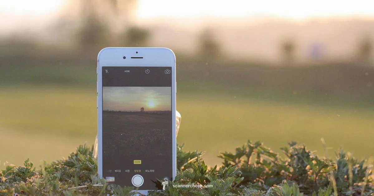 Photo Scan on iPhone - Scanner Check