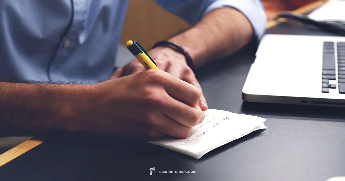 Notes Scan - Scanner Check