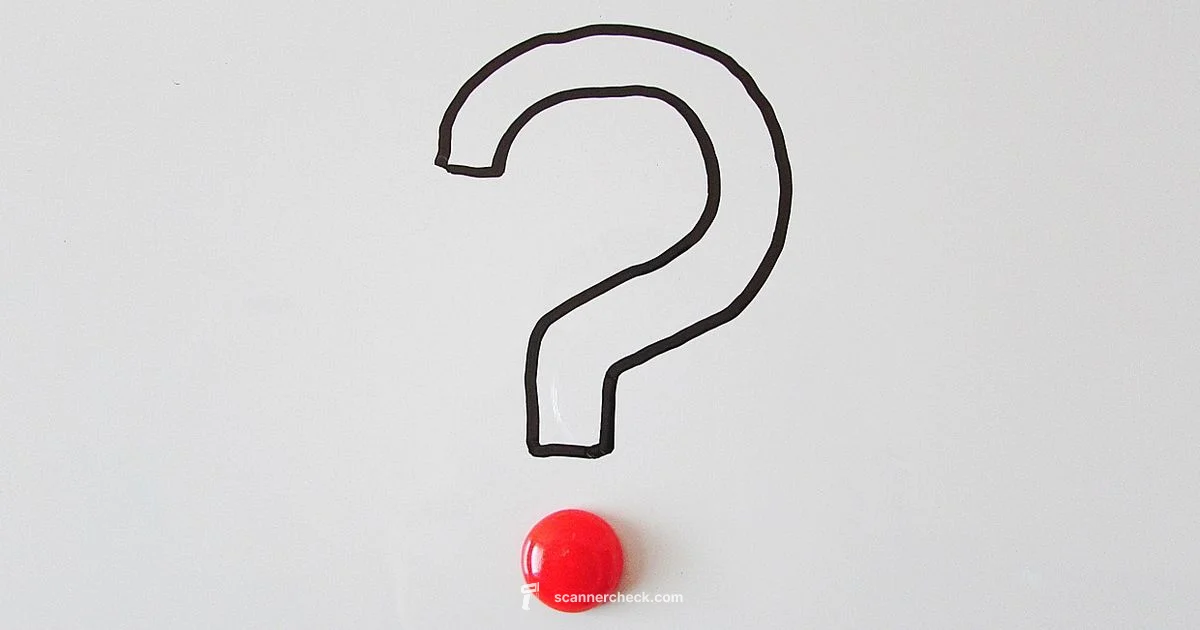 Question Scanning Guide - Scanner Check