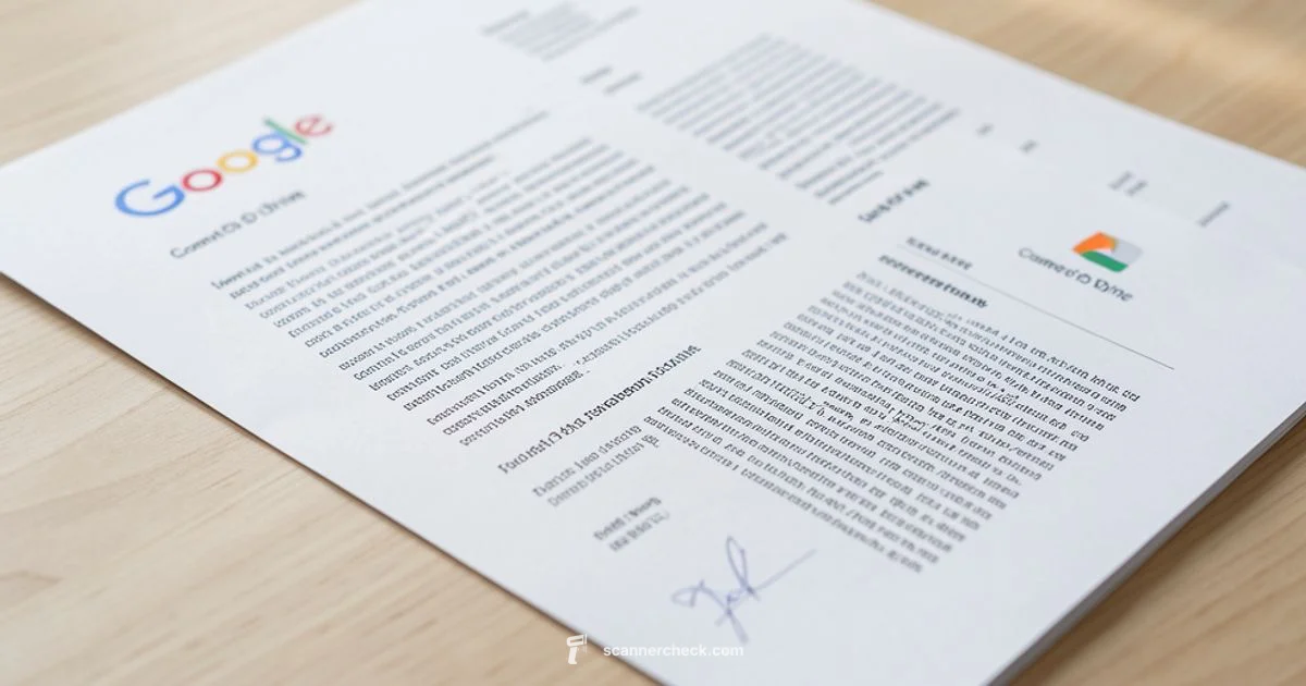 Scan with Google Scan with Google - Scanner Check